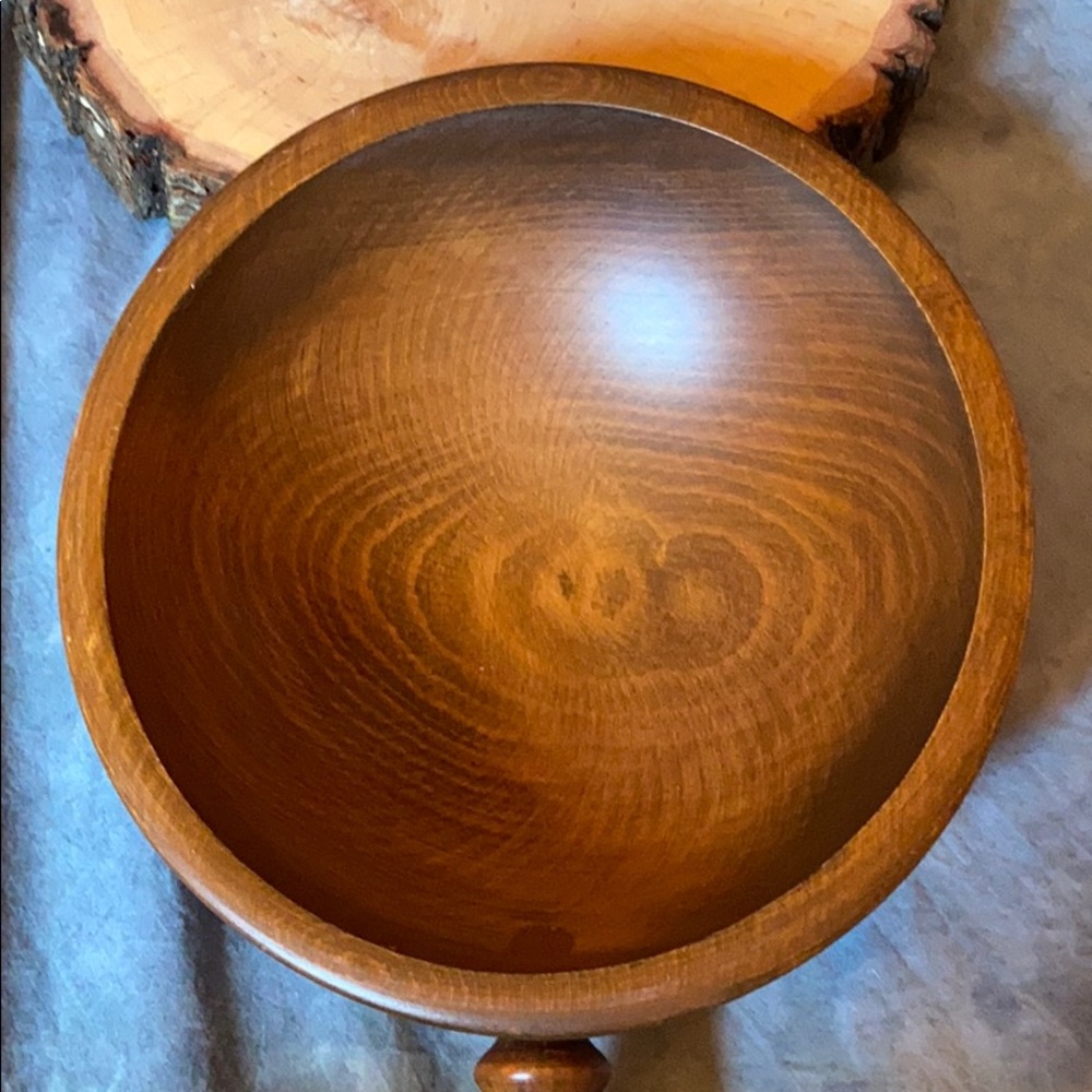 Woodcrafters Wooden Bowl with Handle - Picture 10 of 16